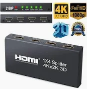 4kx2k 4 port hdmi splitter