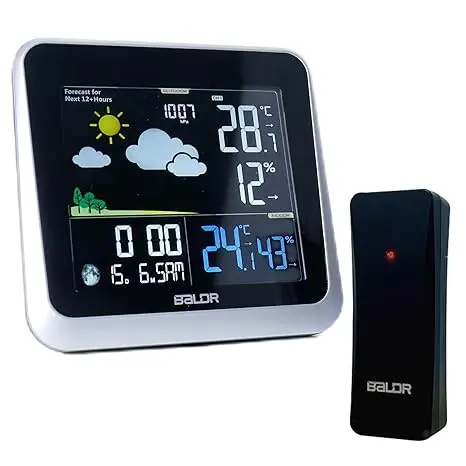 baldr touch screen wireless weather station